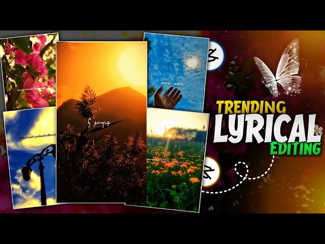 Viral Instagram Reel Editing | Trending Lyrics Video Editing Tamil | CapCut Video Editor Tamil