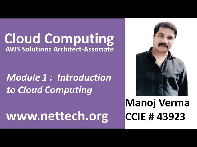 AWS Certified Solutions Architect -Associate | Module 1 - What is Cloud Computing
