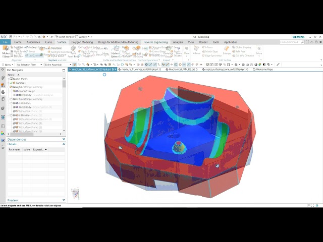 Reverse Engineering with SIEMENS NX
