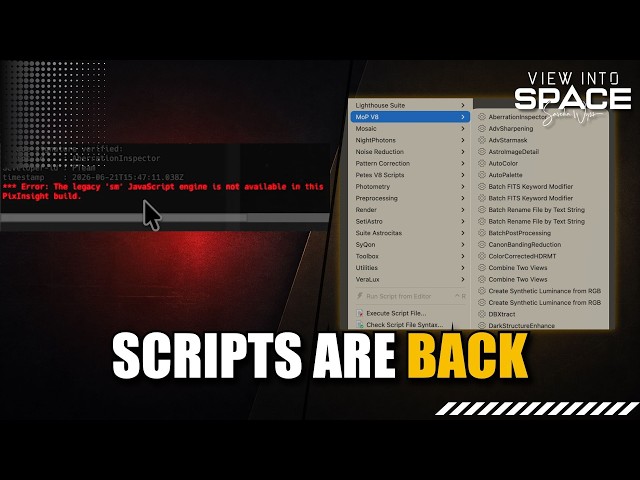 PixInsight 1.9.4 Broke Your Scripts on Apple Silicon. Here Is the Fix