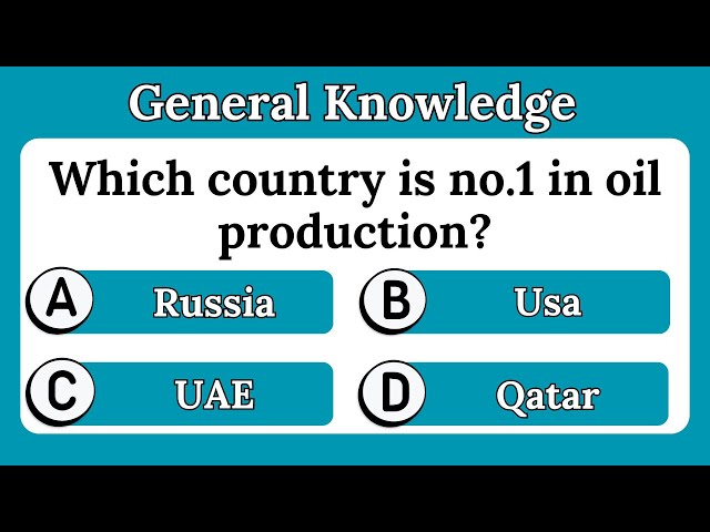 32 Mind-Blowing General Knowledge MCQs | History, Science & Geography Quiz