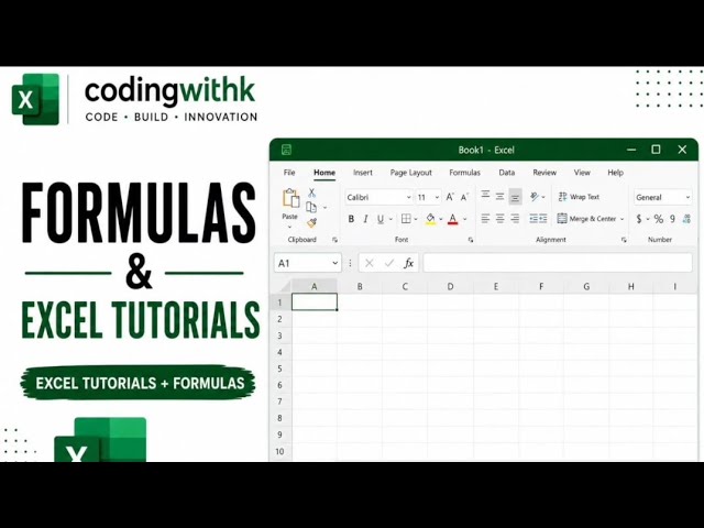 Excel Formulas for Beginners | Complete Excel Tutorial | CodingwithK