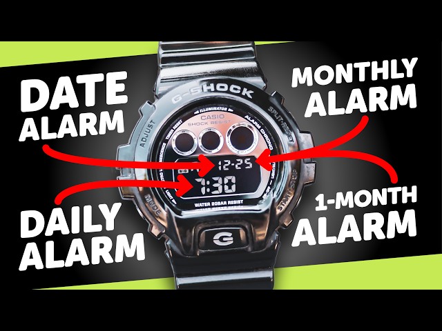 Casio #G-Shock DW-6900 (1289) - Multifunction Alarm TUTORIAL!