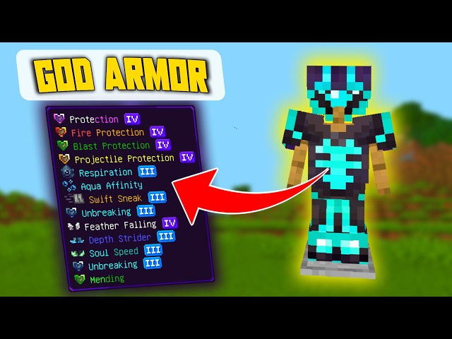 THIS is how you get the BEST armor in Minecraft Bedrock!!