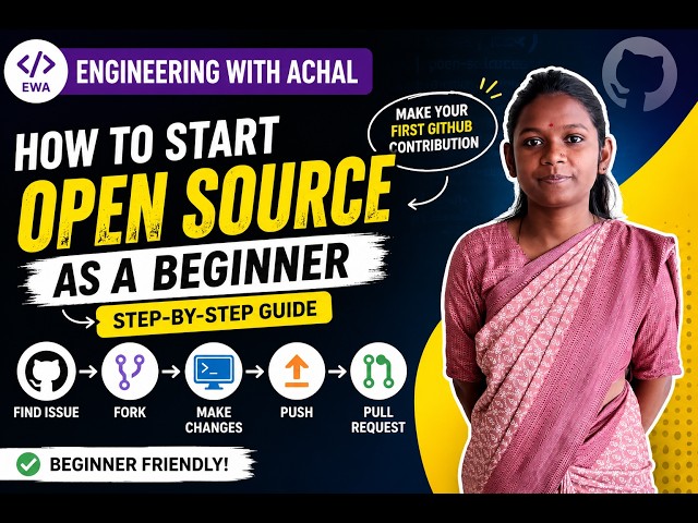 How to Start Open Source as a Beginner (2026) | First GitHub Contribution Step by Step
