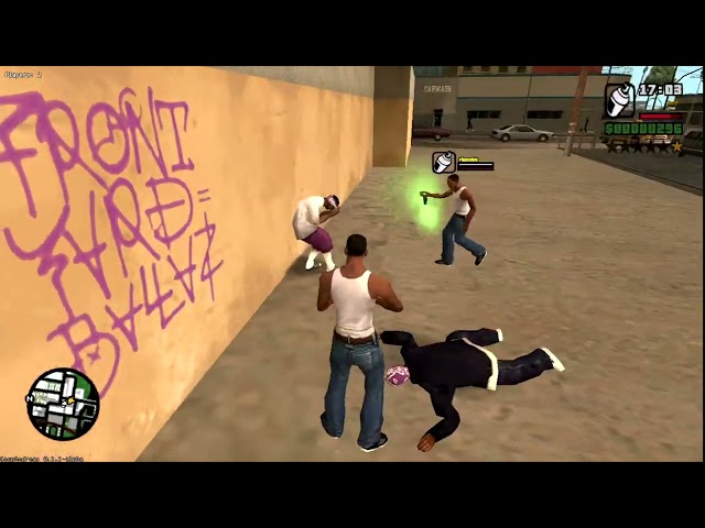 GTA San Andreas Multiplayer CoopAndreas 2.2-alpha 3.x-alpha Mod Mission Tagging up Turf F-Bombs