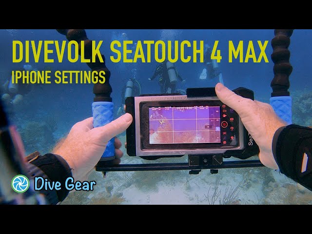 Divevolk Seatouch 4 Max - iPhone Settings | TropicLens