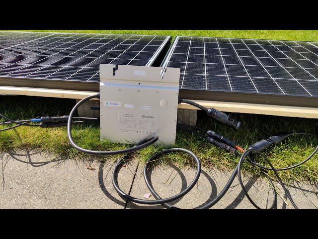 Connecting a balcony power plant (solar panels, inverter, house) - this is how everything is conn...