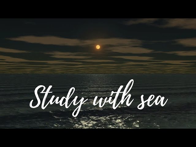 Study with sea (1 hour) - no copyright