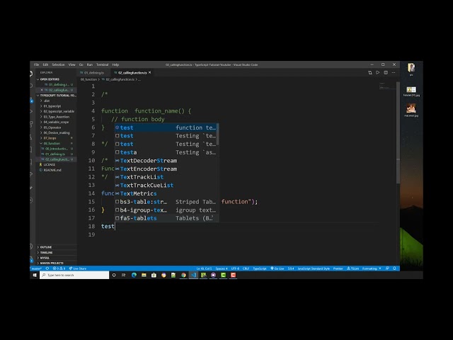 TypeScript Tutorial 17 Calling a Function