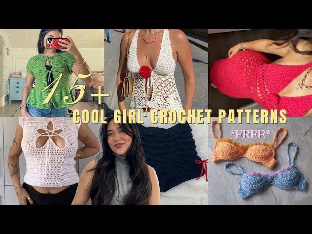 15+ FREE Cool Girl Crochet Patterns You’ll Actually Wear | Spring Edition🐣