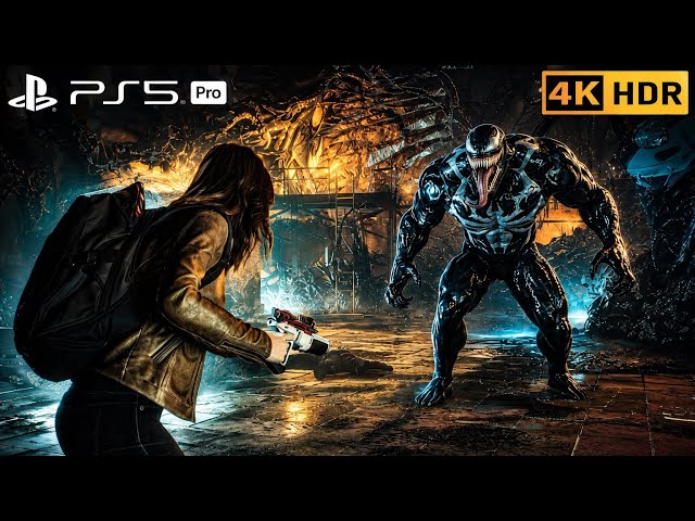 (PS5 PRO) MJ joins Miles & Peter to Fight Venom | 4K HDR |