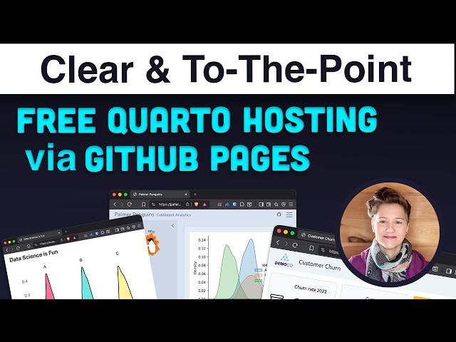 Host Quarto Reports on GitHub Pages for Free