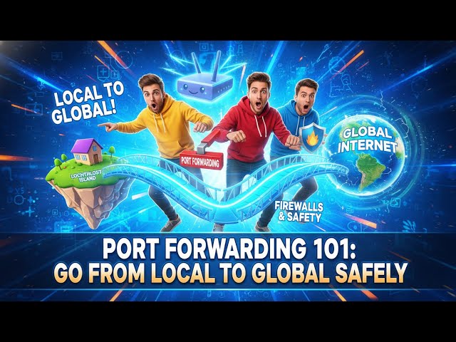Port Forwarding: Go From Local to Global Safely #portforwarding  #networking  #techtips  #sysadmin