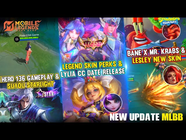 HERO NO. 136 GAMEPLAY | LYLIA COLLECTOR DATE | LEGEND SKINS UPDATE | BANE MR KRABS | SUYOU SL SKIN