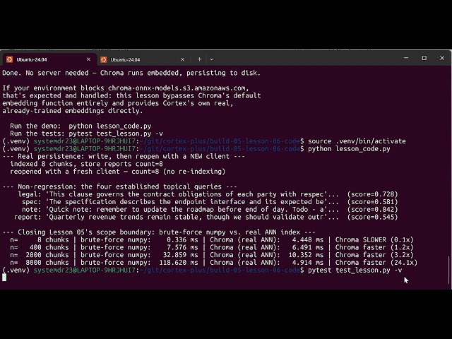 Build 05 lesson 06: Build a Real Vector Database with ChromaDB in Python | Cortex RAG Tutorial