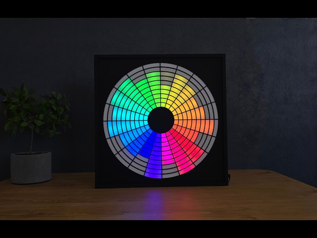 20 band 10 segment circle spectrum analyzer