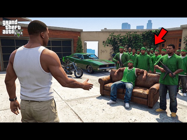Franklin Tried To Join Green Gang In GTA 5!