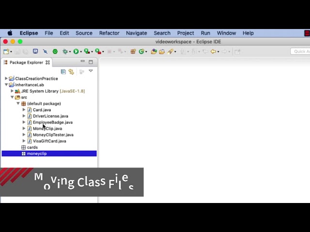Creating Packages And Moving Java Classes Quickly in Eclipse