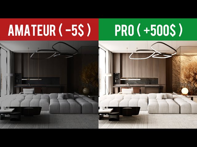 3ds max + Corona lighting | Make Your Corona Renders Look PRO in 3 Steps !