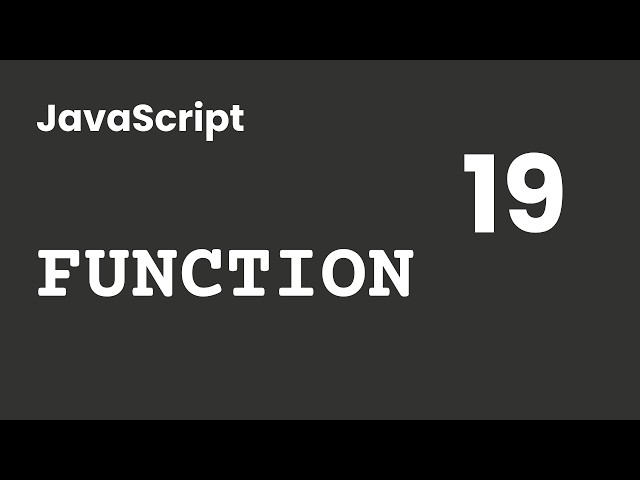 JavaScript Introduction | Lesson 19