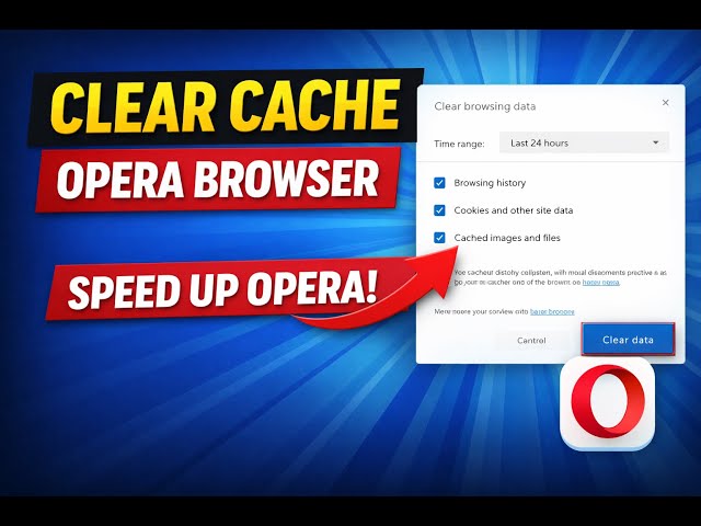 How to Clear Cache in Opera Browser | GearUpWindows Tutorial