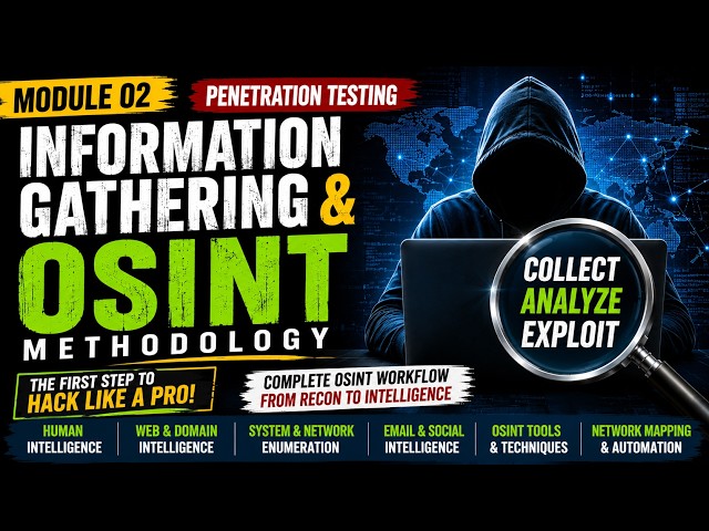 Information Gathering & OSINT Methodology | Penetration Testing Full Guide