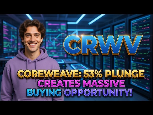 CoreWeave: 53% Plunge Creates Massive Buying Opportunity! CRWV Stock Analysis
