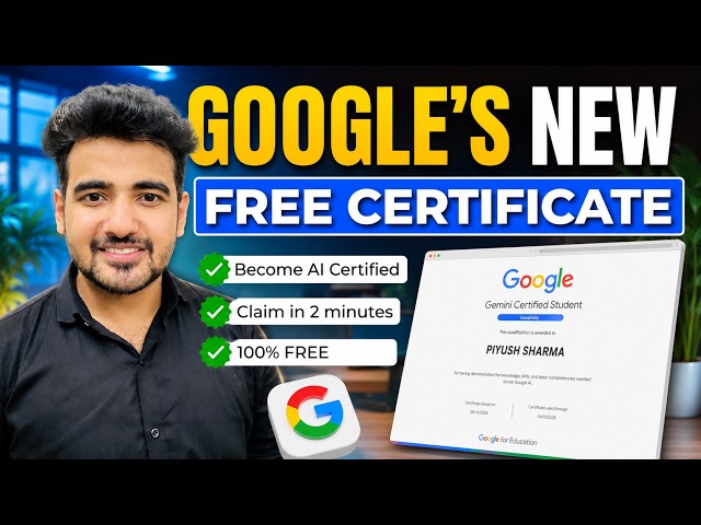 5 Free Google AI Certification Courses x Clg Vidya v2