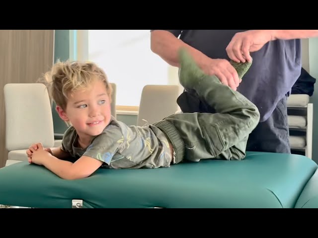  Raynor Naturopathic Massage for Children | Brandon Massages His Son Ephrem