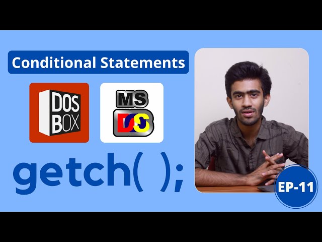 getch () - Turbo C++ | C Programming for Beginners  Ep - 11 | Tamil | code io