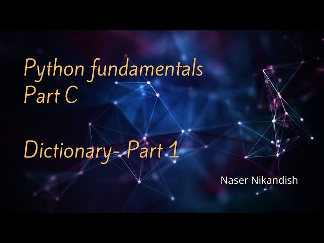 python Dictionary - Introduction