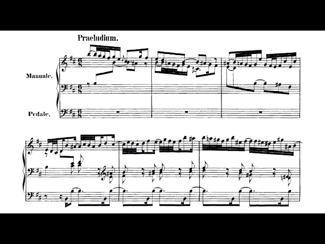 Beautiful live organ pieces with a music score/sheet