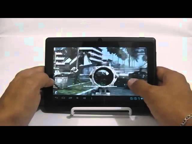 Tablet PC 7" Tela Capacitiva HDMI Multitoque (5pontos na tela) Android 4.0  4GB