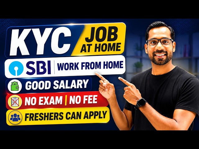 SBI VKYC Support Job Out🔥| Freshers Can Apply | Job at Home Apply Now