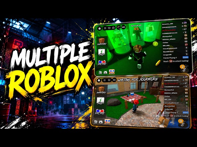 La herramienta más reciente: Cómo usar varias cuentas de Roblox a la vez / Configuración multi-Ro...