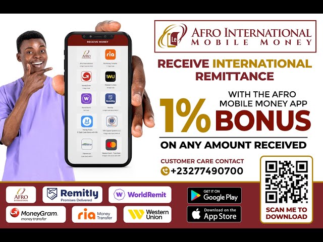 Afro Mobile Money App - Waka with you money na you phone