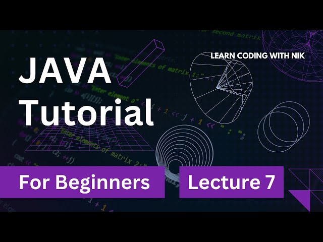 Lecture 07 | Java Data Types and Type Casting | Learn with Examples | @LearnCodingwithNik