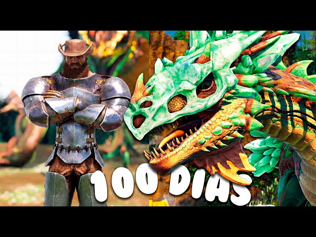 SOBREVIVÍ 100 DÍAS en ARK: CRYSTAL ISLES (HARDCORE)