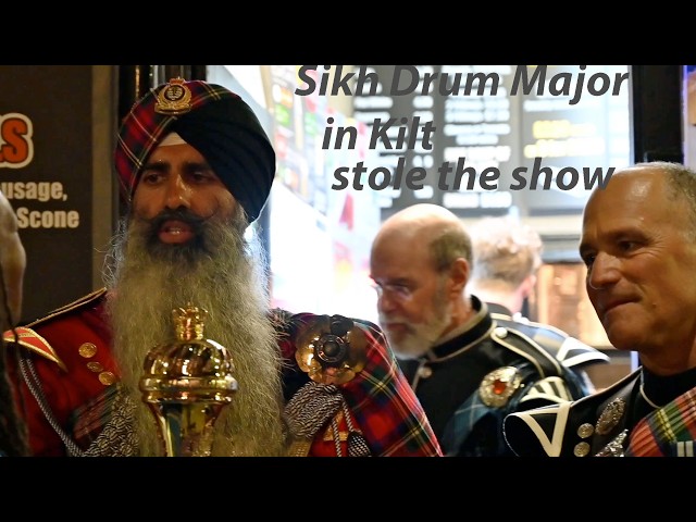 The Sikh Drum Major. Did Sukhvinder Sunger steal the show?