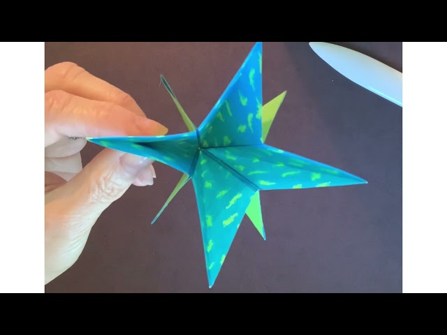 Easy paper Origami Christmas tree , kids craft,