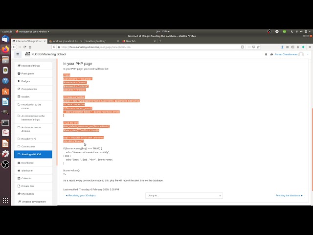 How to create a simple database with PHP and MySQL?