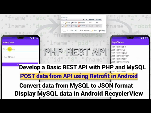 Android Studio | insert data from android app to  MySQL database using retrofit
