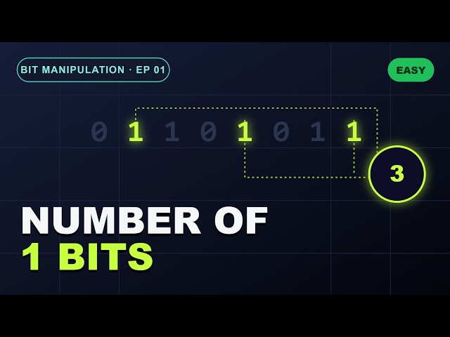 Number Of 1 Bits | Bit Manipulation | Episode 1 | DSA | LeetCode 191