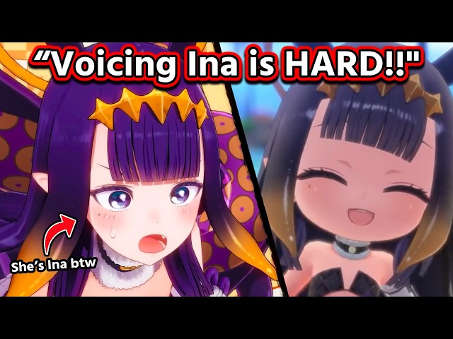 Ina has a hard time voicing Ninomae Ina'nis