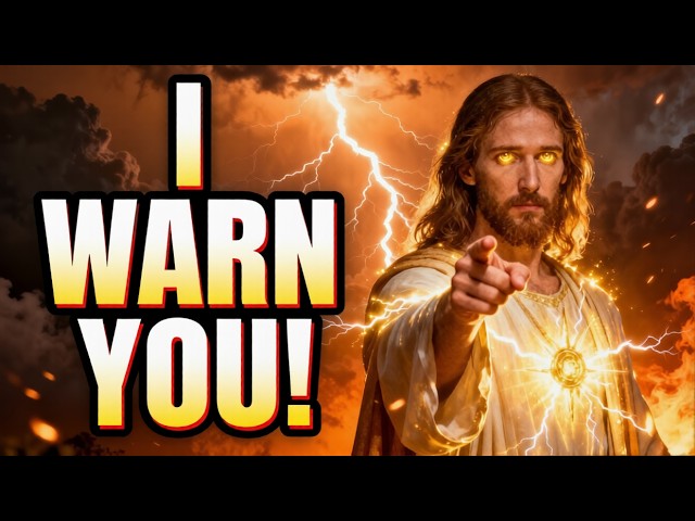 GOD SAYS;- MY CHILD, I WARN YOU... | GOD'S MESSAGE FOR YOU TODAY