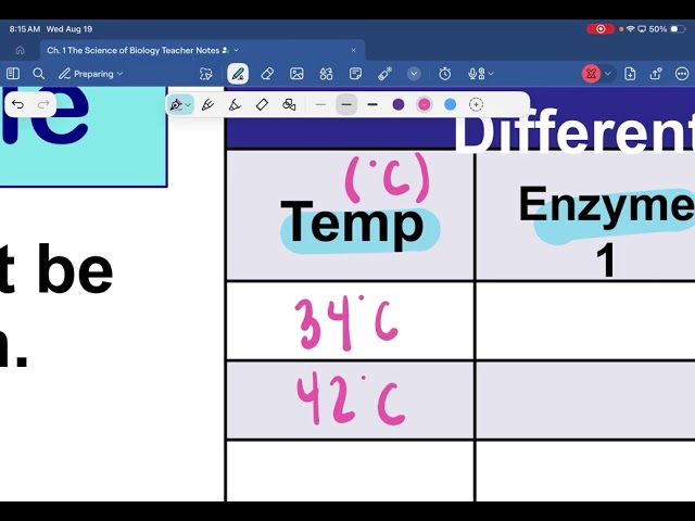 Bio Data, Graphing Pt. 2 8.19.26