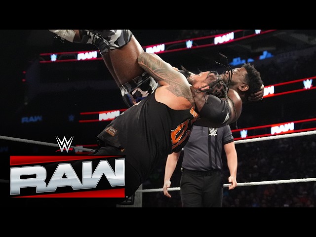 Royce Keys pelea con Jimmy Uso, lo que deriva en una lucha improvisada: momentos destacados de Ra...