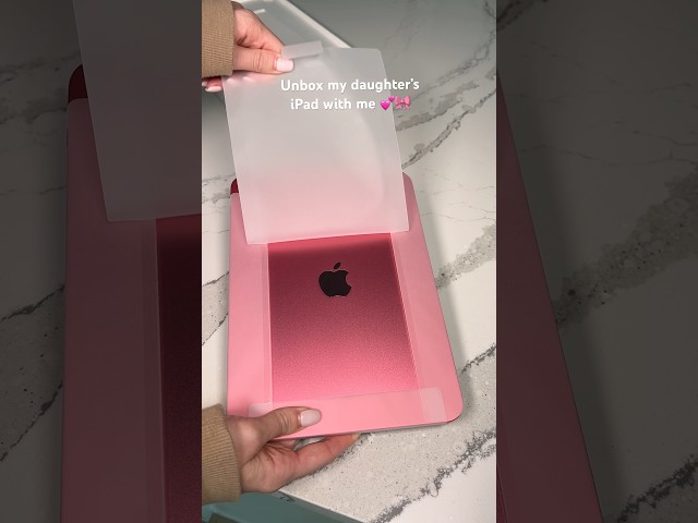 Unboxing the new pink iPad! ASMR