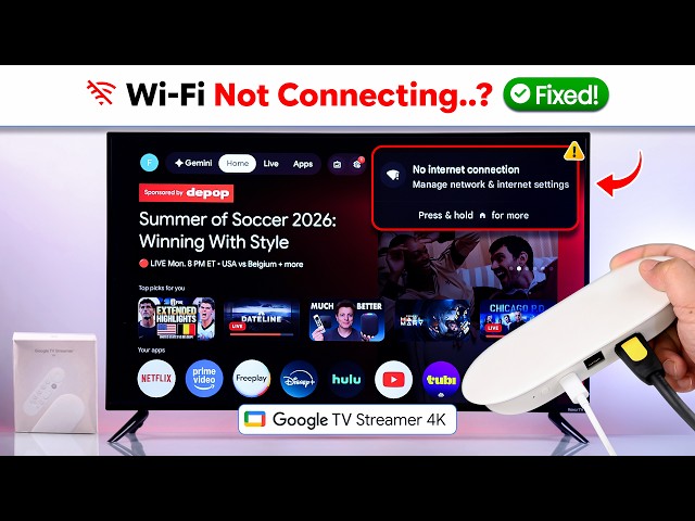 Google TV Streamer 4k Not Connecting to WiFi? Fix!